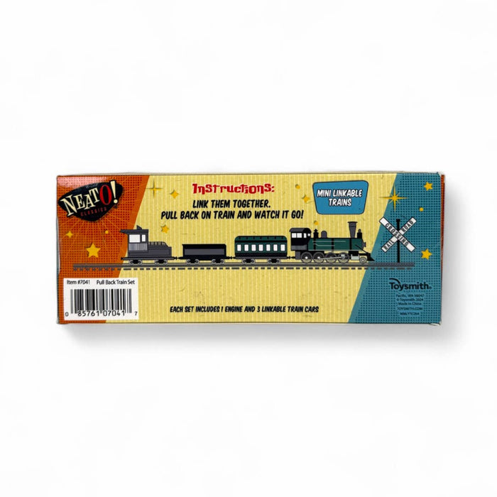 Neato! Pull-Back Train Set - Retro Classic