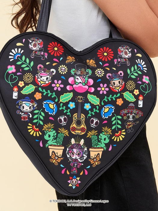 JuJuBe tokidoki Heart Tote Diaper Bag | Dia de los Muertos