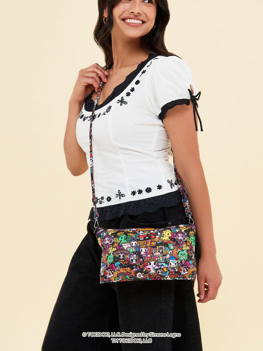 JuJuBe tokidoki Be Quick Crossbody Diaper Bag Accessory | Dia de los Muertos