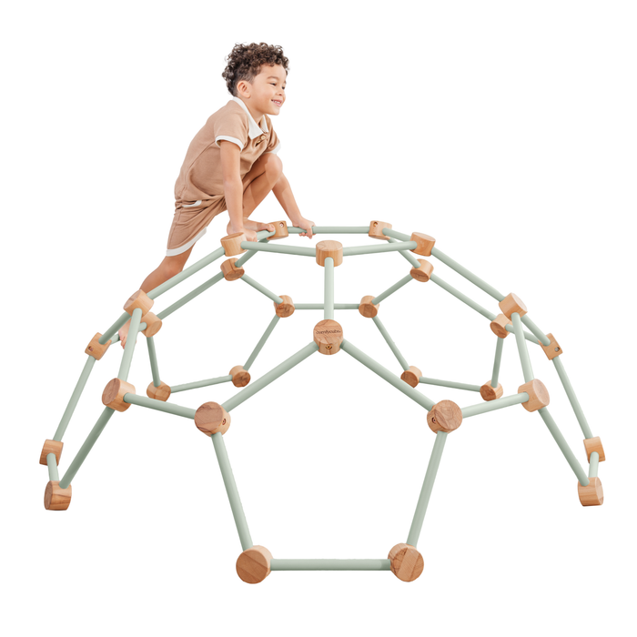 Wooden Toddler Play Gym, Montessori Climber by Comfy Cubs