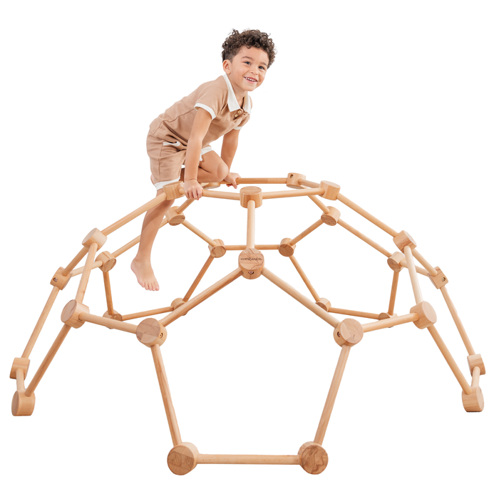 Wooden Toddler Play Gym, Montessori Climber by Comfy Cubs