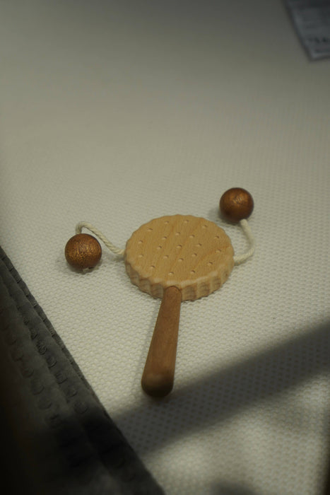 Cookie Shaped Wooden Spinning Drum