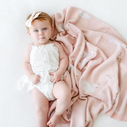 The Blueberry Hill Organic Cotton Blanket