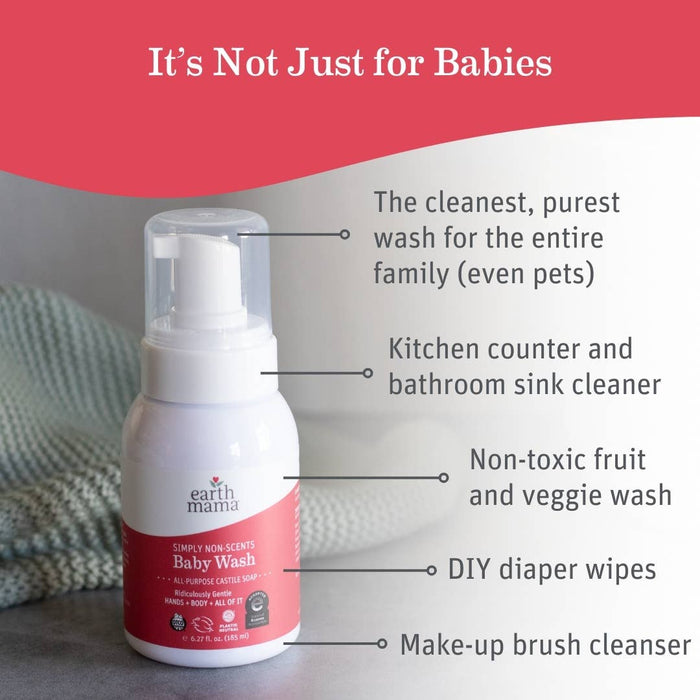 Earth Mama Organics Simply Non-Scents Baby Wash