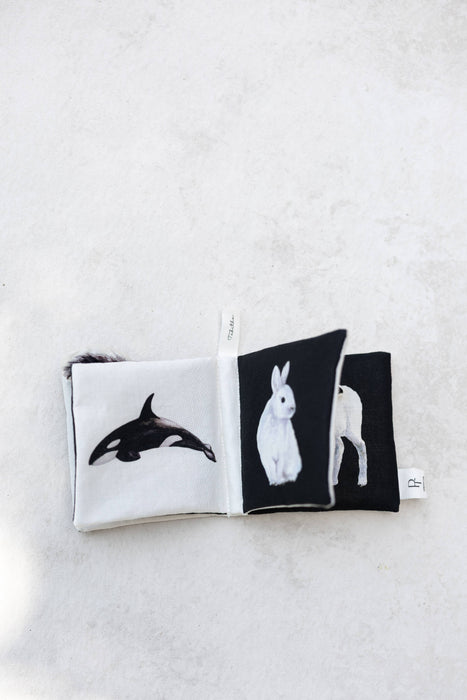 Baby’s Black & White Crinkle Book Made With Organic Cotton