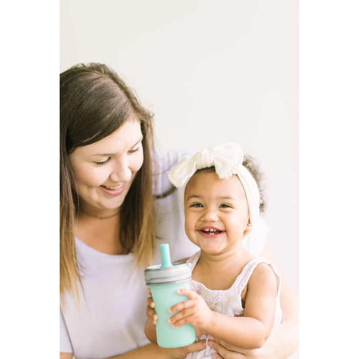 Mason Bottle Silicone Sippy Straw Top - 2 Pack