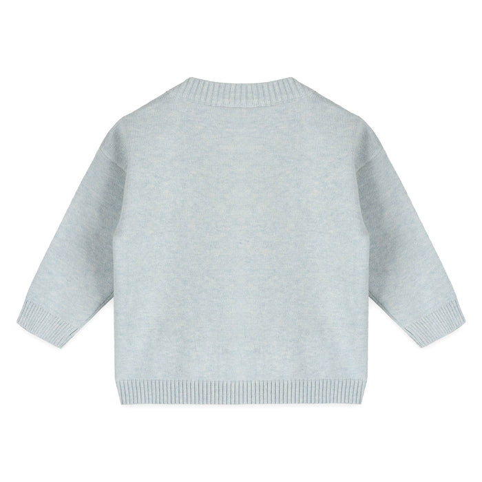 Airplane Applique Baby Knit Pullover & Pant Set (Organic)