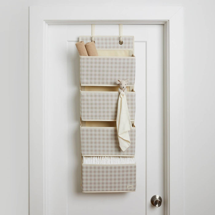 Recycled Fabric Over the Door Organizer for Nursery
