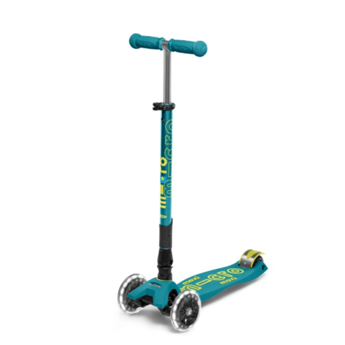 Micro Kickboard Maxi Deluxe Foldable LED Scooter