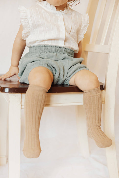 Ribbed Cotton Socks