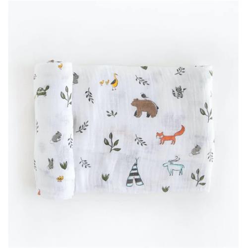 Little Unicorn Cotton Muslin Swaddle Blanket