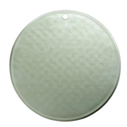 Natruba Rubber Bath Mat Round Leaf Pattern