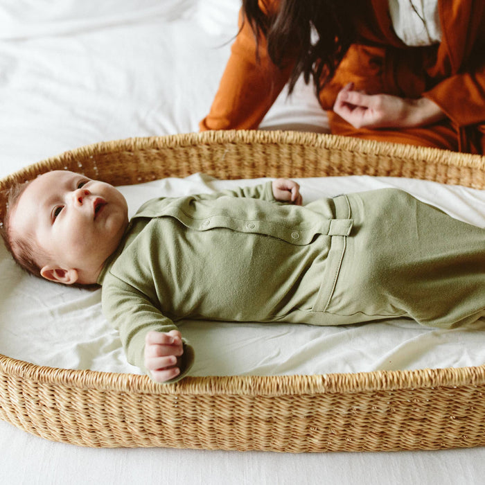 24 Hour Convertible Sleeper Baby Gown - Artichoke