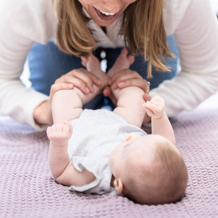 Bella Tunno | Waffle Baby Blanket Orchid