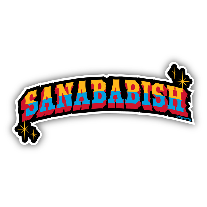Que Rico Sanababish Sticker