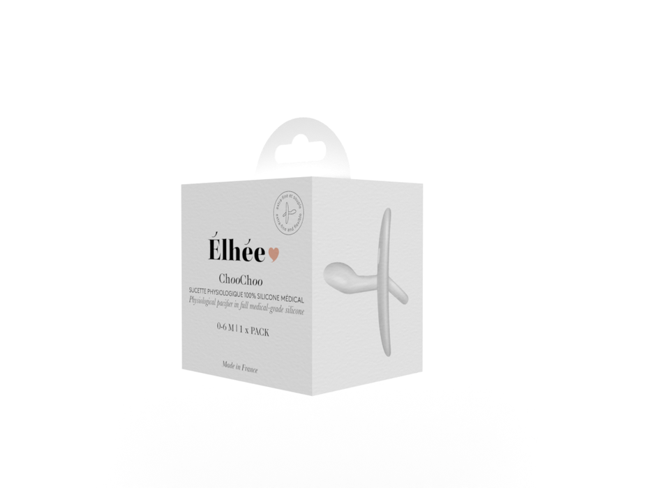 Élhée ChooChoo pacifier - The physiological silicone pacifier
