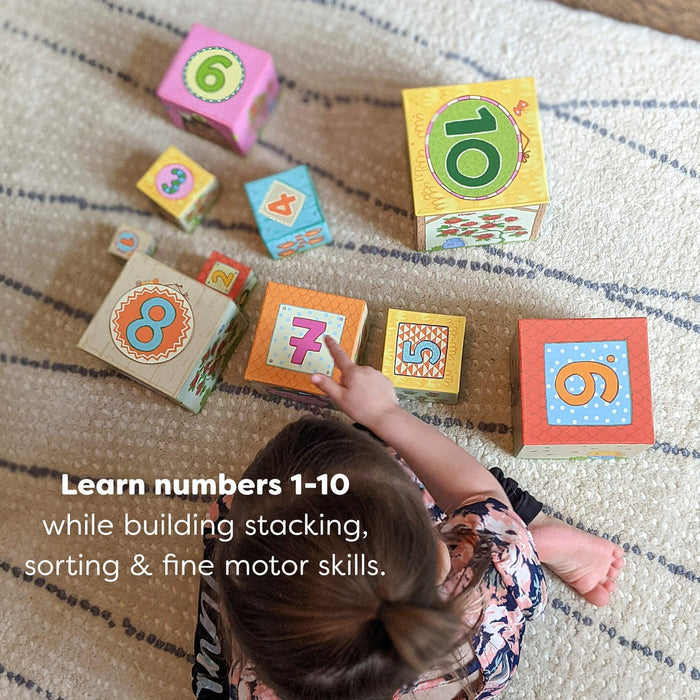 HABA On The Farm Stacking Cubes