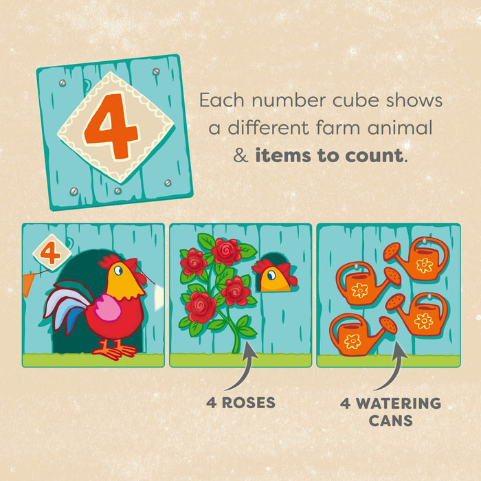 HABA On The Farm Stacking Cubes