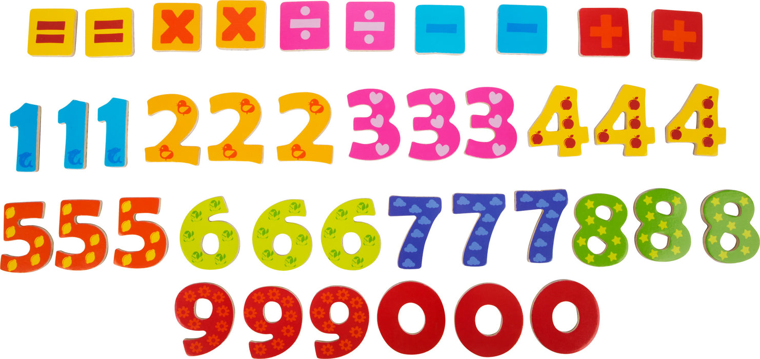 Small Foot Colorful Magnetic Numbers