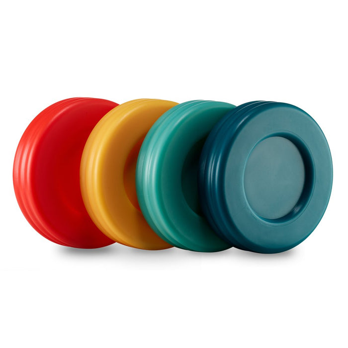 Mason Bottle Plastic Mason Jar Storage Lids, Single-Piece