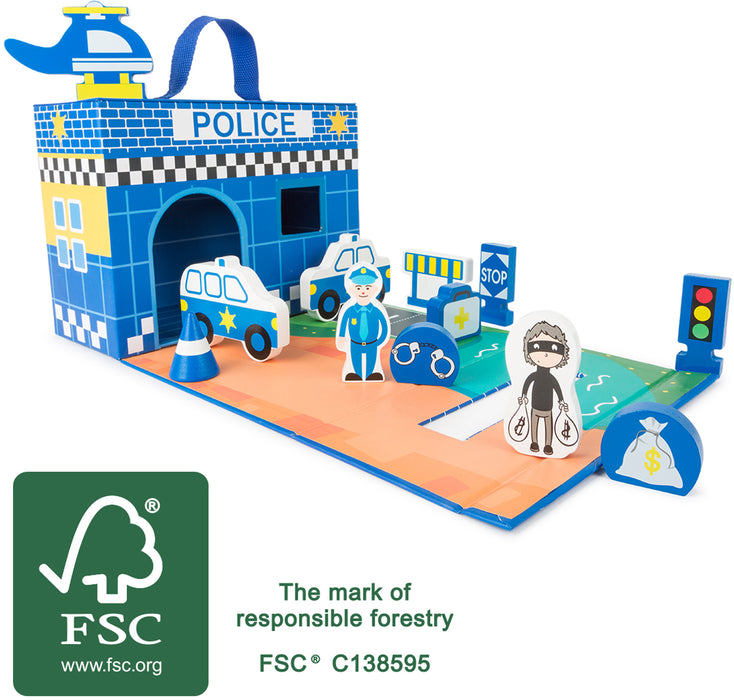 Small Foot Police Station Play Set