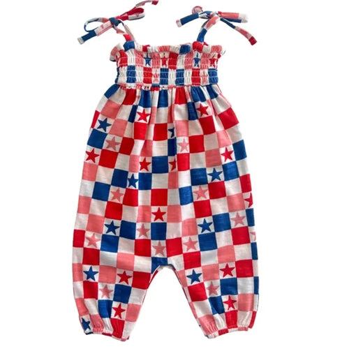 SIIX Organic Smocked Jumpsuit