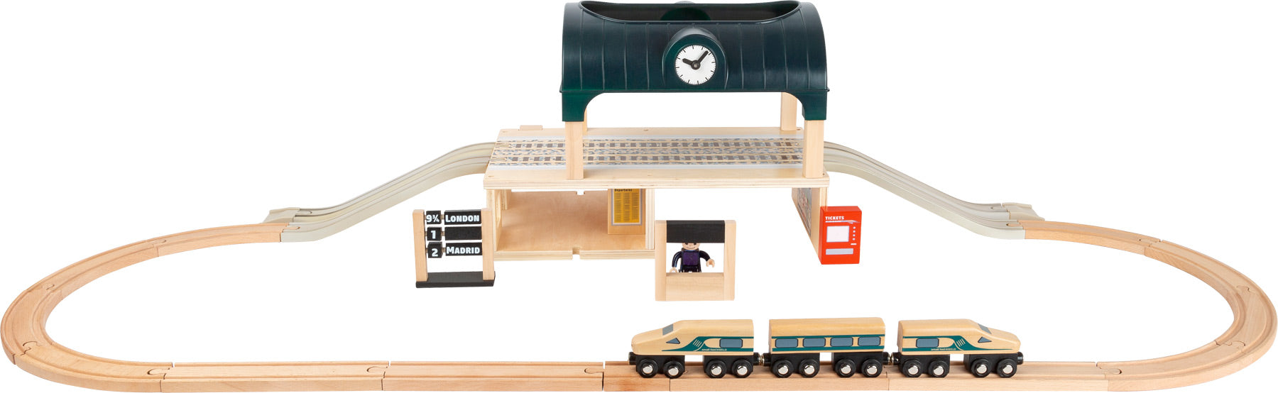 Small Foot Train Station with Accessories