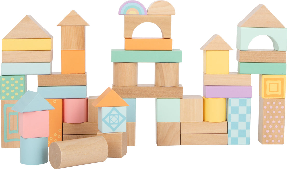 Small Foot Pastel Wooden Building Blocks