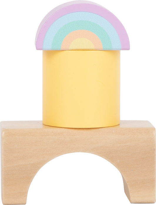 Small Foot Pastel Wooden Building Blocks