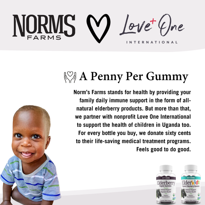 Norm's Farms ElderKids Organic Elderberry Gummies