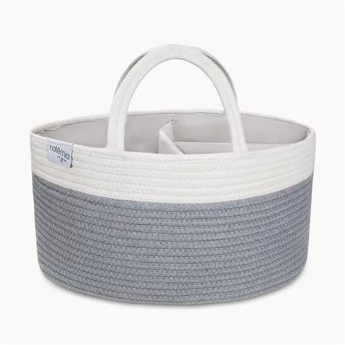 Natemia Cotton Rope Diaper Caddy Organizer