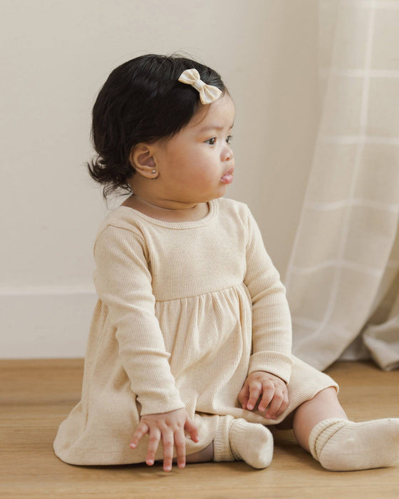 Quincy Mae Melange Socks Oatmeal, Rose