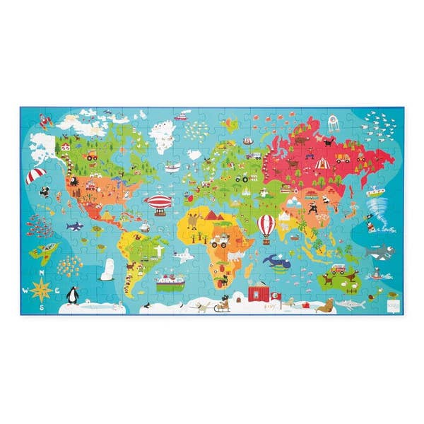 Scratch Europe 150 Piece World Map Puzzle - XXL