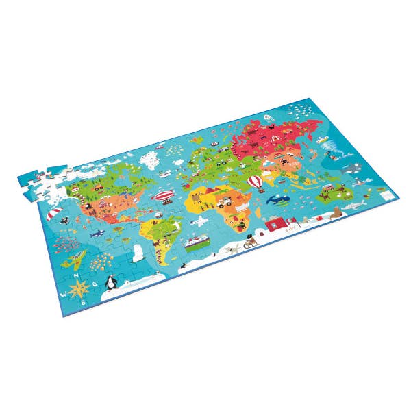 Scratch Europe 150 Piece World Map Puzzle - XXL