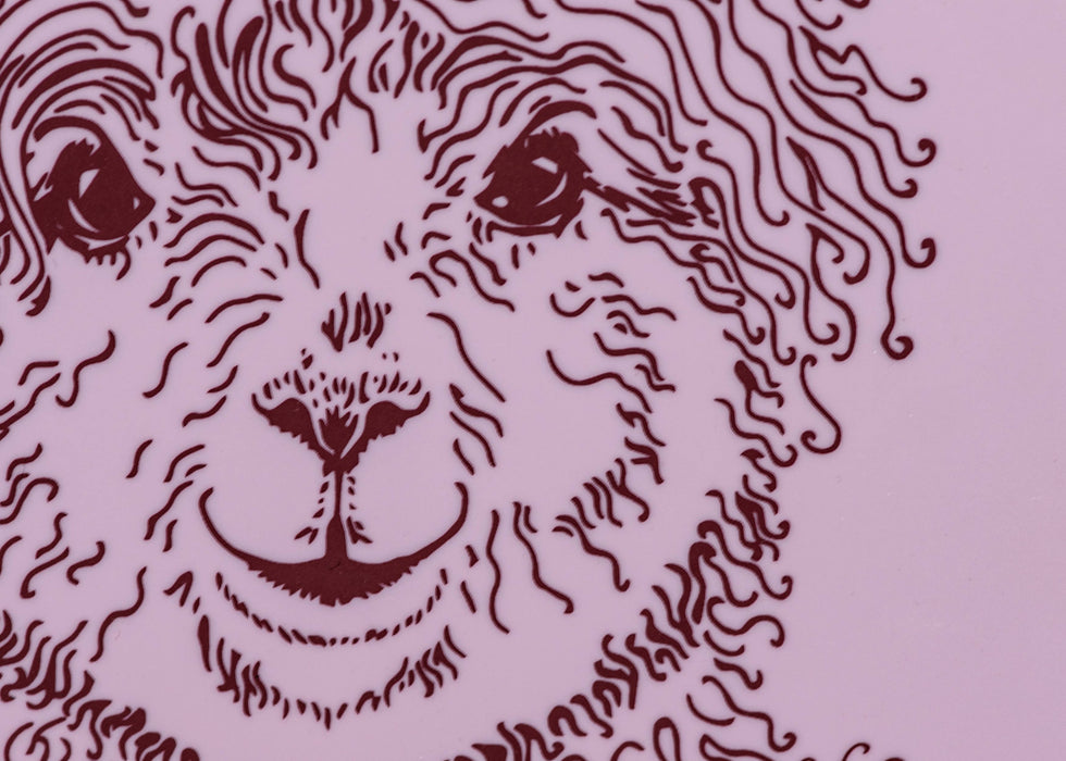 modern-twist Bucket Bib: Mama Llama - Lovely Lavender