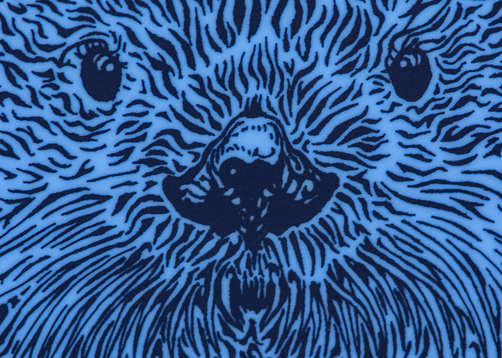 modern-twist Bucket Bib: Curious Otter - Sea Blue