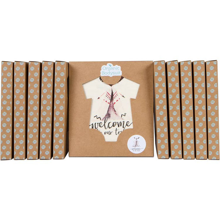 Austin is My Happy Place Organic Cotton Bodysuit - Natural