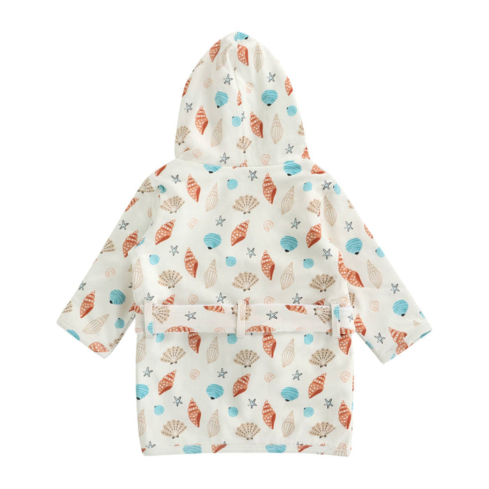 Seashell Baby Bathrobe (Organic)