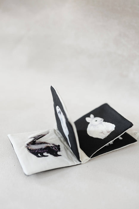 Baby’s Black & White Crinkle Book Made With Organic Cotton