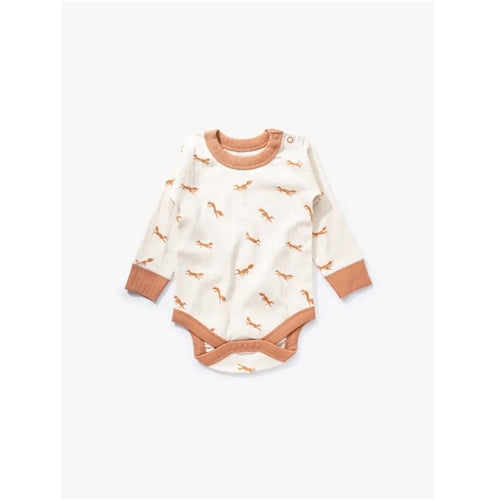 Sapling Child Waffle Zip Romper