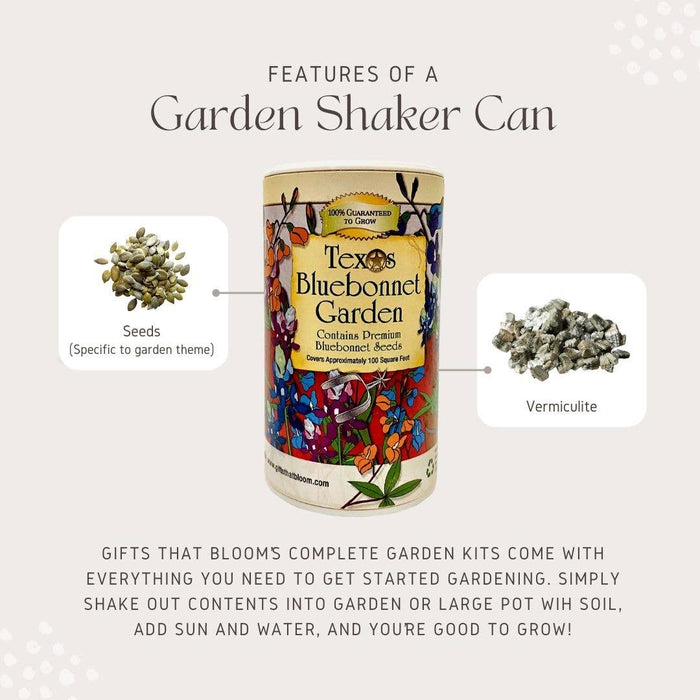 Save The Bees Garden Shaker Can
