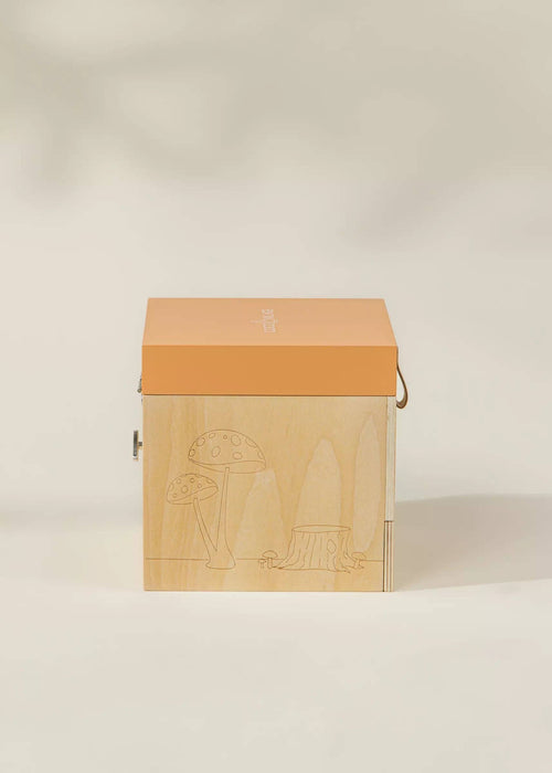 Coco Village Wooden Musical Souvenir Box - Nature