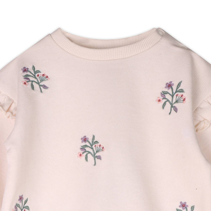 Viverano Organics Violet Bouquet Baby Sweatshirt & Legging Set -Organic Cotton