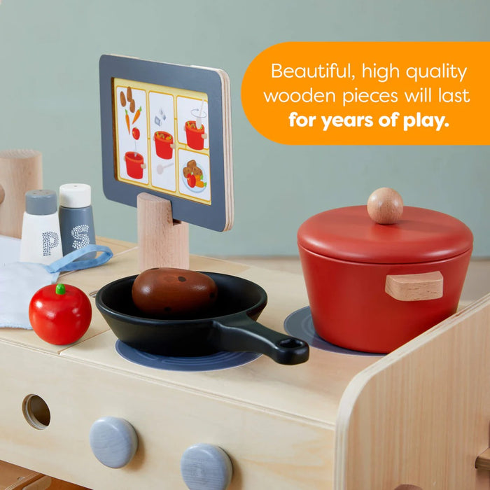 HABA Creative Play 3-in-1 – Play Kitchen, Store & Workshop