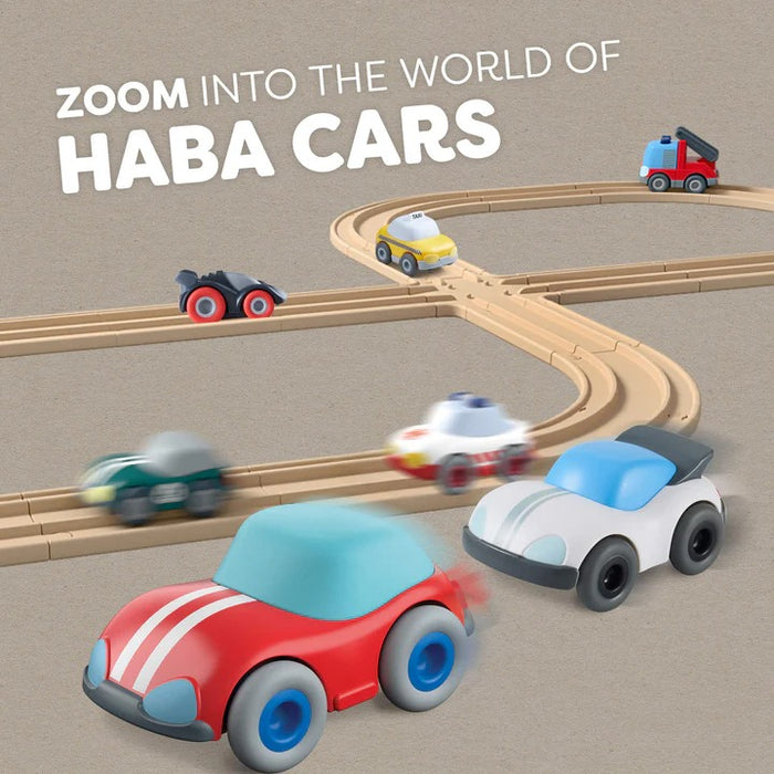 HABA Cars Green Speedster with Momentum Motor – Recycled