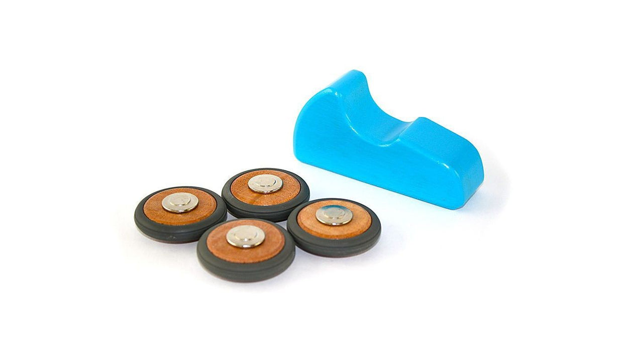 Tegu Magnetic Wooden Wheels 4-Pack