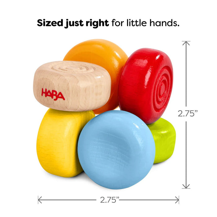 HABA Color Drops Wooden Grasping and Teething Toy
