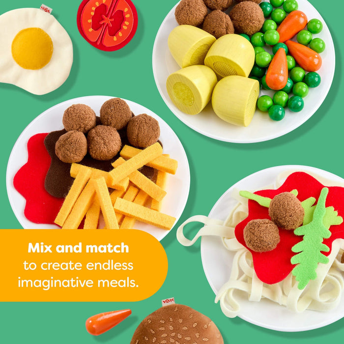 HABA Creative Play Fresh Box - Play Food Meal Kit