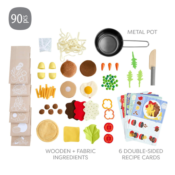 HABA Creative Play Fresh Box - Play Food Meal Kit