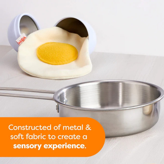 HABA Creative Play – Fried Egg and Pan Play Food Set